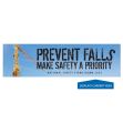 Motivational Banner: Prevent Falls - Make Safety A Priority (National Safety Stand-Down - Blue)