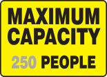 MAXIMUM CAPACITY ___ PEOPLE