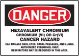 hazardous chemical signs hexavalent chromium