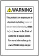 Semi-Custom Prop 65 Safety Sign: Cancer
