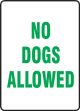 Pet Signs: No Dogs Allowed