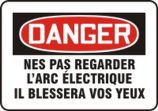 NE PAS REGARDER L'ARC ÉLECTRIQUE IL BLESSER VOS YEUX