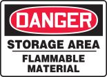 STORAGE AREA FLAMMABLE MATERIAL