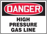 HIGH PRESSURE GAS LINE