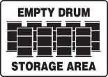 EMPTY DRUM STORAGE AREA (W/GRAPHIC)
