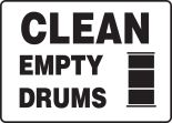 EMPTY DRUMS (W/GRAPHIC)