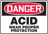 ACID WEAR PROPER PROTECTION