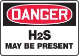 H2S MAY BE PRESENT