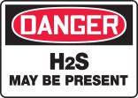 High Voltage ANSI Danger Safety Sign MELC064