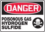 POISONOUS GAS HYDROGEN SULFIDE (W/GRAPHIC)