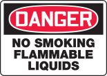 NO SMOKING FLAMMABLE LIQUIDS