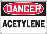 DANGER ACETYLENE