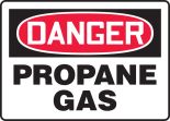 DANGER PROPANE GAS