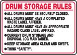 DRUM STORAGE RULES ...