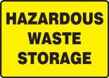 HAZARDOUS WASTE STORAGE