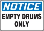 EMPTY DRUMS ONLY