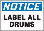 LABEL ALL DRUMS