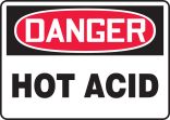 DANGER HOT ACID