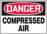 DANGER COMPRESSED AIR