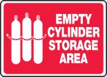 EMPTY CYLINDER STORAGE AREA (W/GRAPHIC)