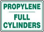 Cylinder Sign: Propylene Cylinder Status