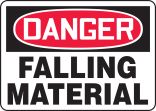 DANGER FALLING MATERIAL