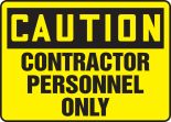 CONTRACTOR PERSONNEL ONLY
