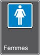 Safety Sign, Legend: FEMMES