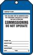 Commissioning In Progress Commissioning Do Not Operate