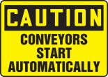 CONVEYORS START AUTOMATICALLY