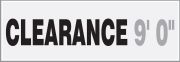 CLEARANCE ___' ___"