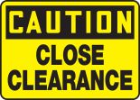 CLOSE CLEARANCE