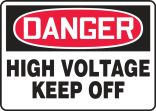 Safety Sign, Header: DANGER, Legend: DANGER HEARING PROTECTION REQUIRED IN THIS AREA