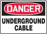 High Voltage ANSI Danger Safety Sign MELC064