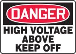 HIGH VOLTAGE ABOVE KEEP OFF