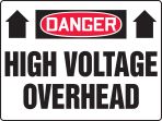 HIGH VOLTAGE OVERHEAD (ARROW)