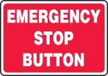 EMERGENCY STOP BUTTON