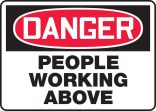 PEOPLE WORKING ABOVE