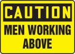 MEN WORKING ABOVE