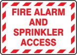 FIRE ALARM AND SPRINKLER ACCESS