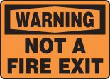 NOT A FIRE EXIT