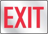 Safety Sign, Legend: EXIT