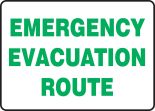 EMERGENCY EVACUATION ROUTE