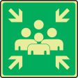 MUSTER POINT SYMBOL W/PEOPLE