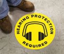 Plant & Facility, Legend: HEARING PROTECTION REQUIRED (W/ GRAPHIC)