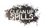 Plant & Facility, Legend: CLEAN UP SPILLS