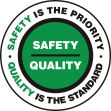 Plant & Facility, Legend: SAFETY IS THE PRIORTY QUALITY IS THE STANDARD