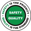 Plant & Facility, Legend: SAFETY IS THE PRIORTY QUALITY IS THE STANDARD
