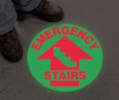 EMERGENCY STAIRS (W/ GRAPHIC) (GLOW)