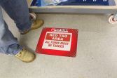 Custom Floor Sign Holder